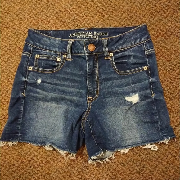 AE Super Super Stretch Hi-rise Short Size 4 - Picture 1 of 6